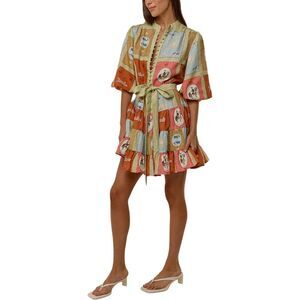 Amina Glam Womens  Mini Dress